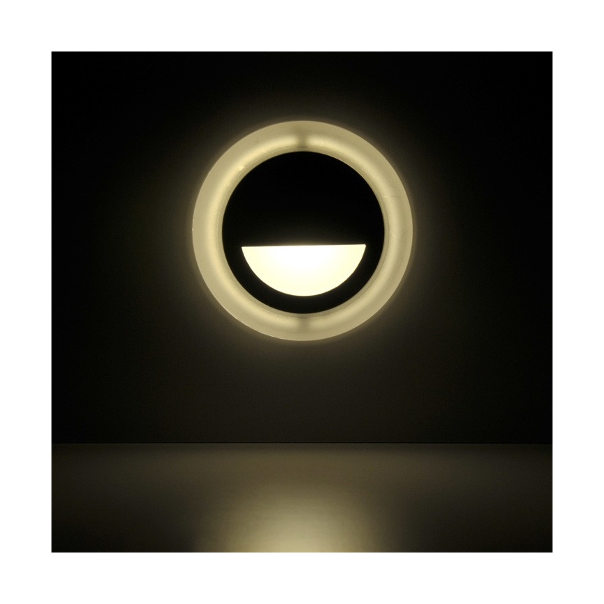 LED Āra kāpņutelpas gaismeklis Q4 LED/3W/230V IP44