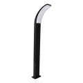LED Āra lampa AMY LED/12W/230V 100 cm IP44 melna