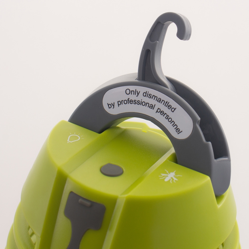 LED Āra lampa ar kukaiņu slazdu LED/5W/USB 1800mAh IP44