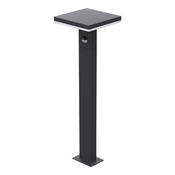 LED Āra lampa ar sensoru BARI LED/10W/230V 4000K 60 cm IP54 antracīta