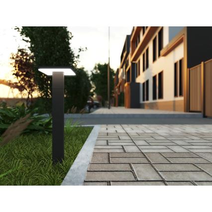 LED Āra lampa BARI LED/10W/230V 4000K 60 cm IP54 antracīta