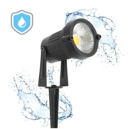 LED āra lampa BLAKE LED/5W/230V 4000K IP65 melna