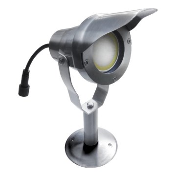 LED Āra lampa EASY CONNECT 1xGU10/6,5W/230V IP67 matēts hroms