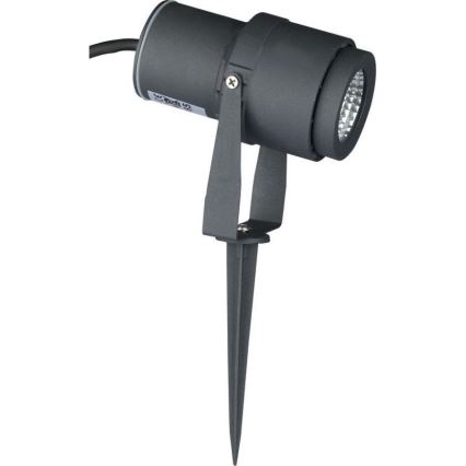 LED Āra lampa LED/12W/100-240V IP65 3000K pelēka