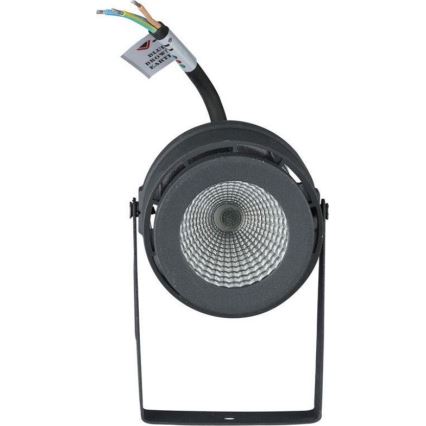 LED Āra lampa LED/12W/100-240V IP65 3000K pelēka