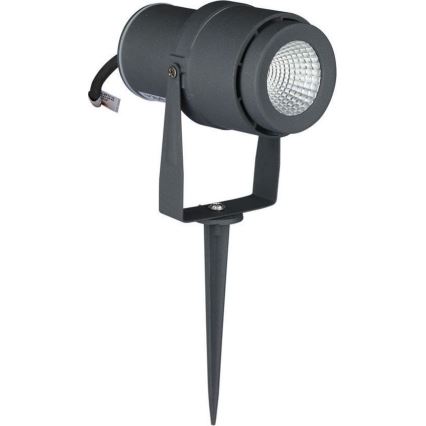 LED Āra lampa LED/12W/100-240V IP65 3000K pelēka