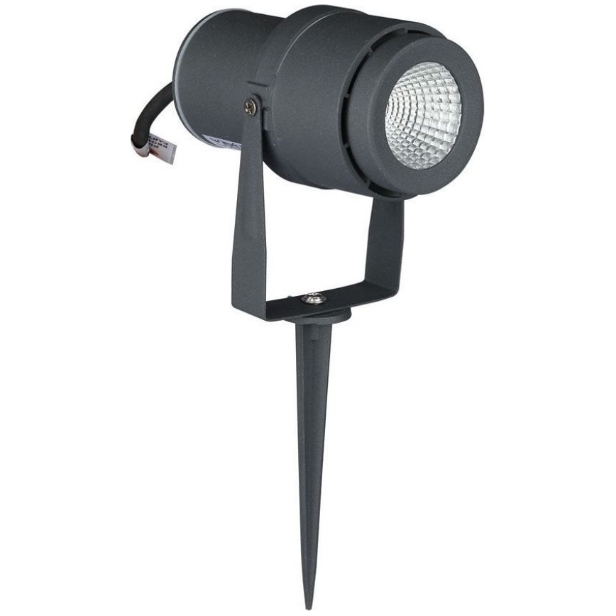 LED Āra lampa LED/12W/100-240V IP65 3000K pelēka