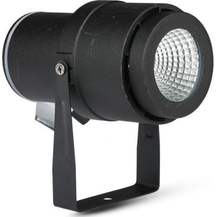 LED Āra lampa LED/12W/100-240V IP65 4000K melna