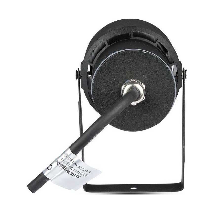 LED Āra lampa LED/12W/100-240V IP65 4000K melna