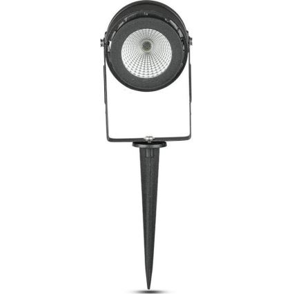 LED Āra lampa LED/12W/100-240V IP65 4000K melna