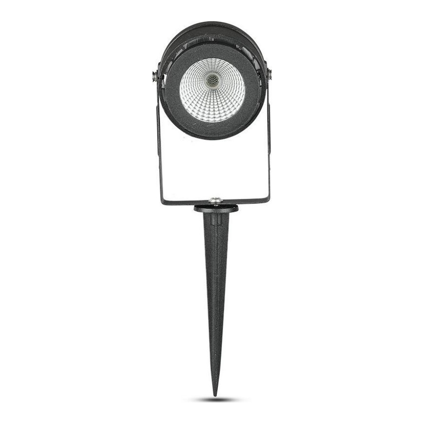 LED Āra lampa LED/12W/100-240V IP65 4000K melna
