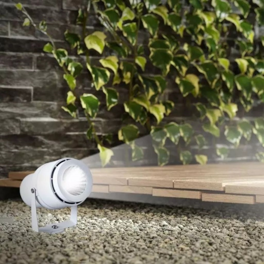 LED Āra lampa LED/12W/100-240V IP65 balta - zaļa lampa