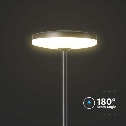 LED Āra lampa LED/12W/230V 3000K IP65 antracīta