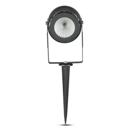 LED Āra lampa LED/12W/230V 3000K melna IP65