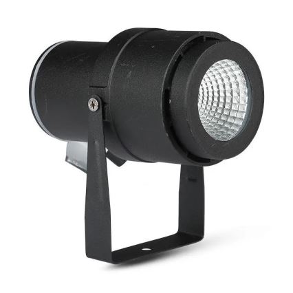 LED Āra lampa LED/12W/230V 3000K melna IP65