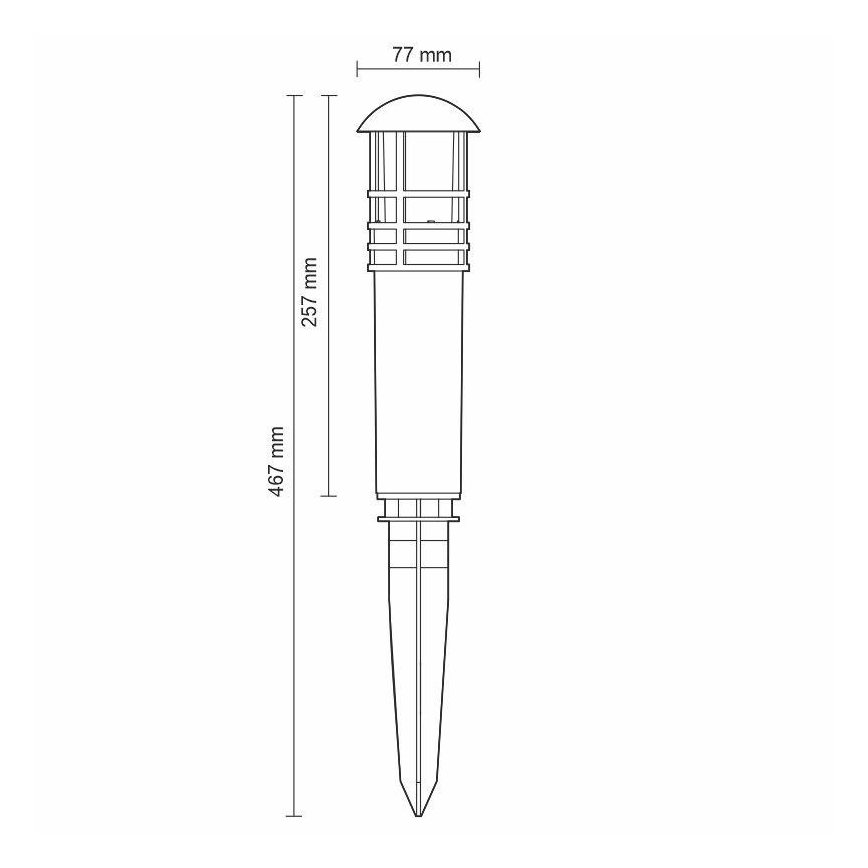 LED Āra lampa LED/3W/230V 4000K IP65
