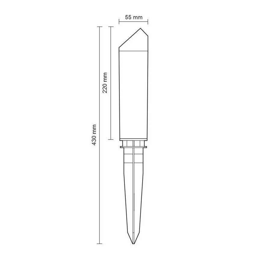 LED Āra lampa LED/3W/230V 4000K IP65