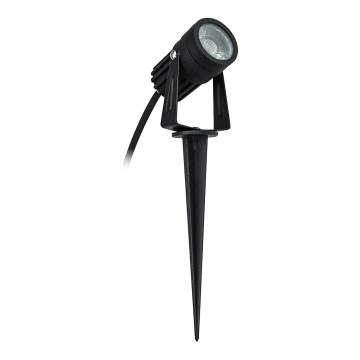 LED Āra lampa LED/3W/230V 4000K IP67 melna