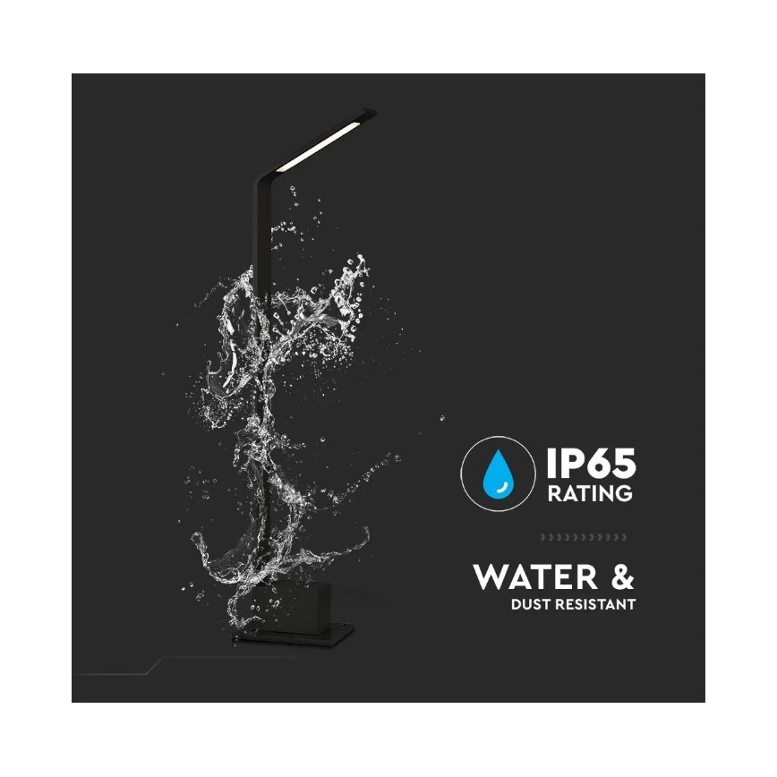 LED Āra lampa LED/5W/230V IP65 melna