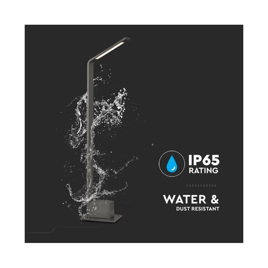 LED Āra lampa LED/6W/230V IP65 antracīta