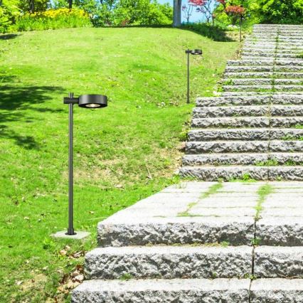 LED āra lampa LED/7W/230V 3000K IP65 melna 102 cm