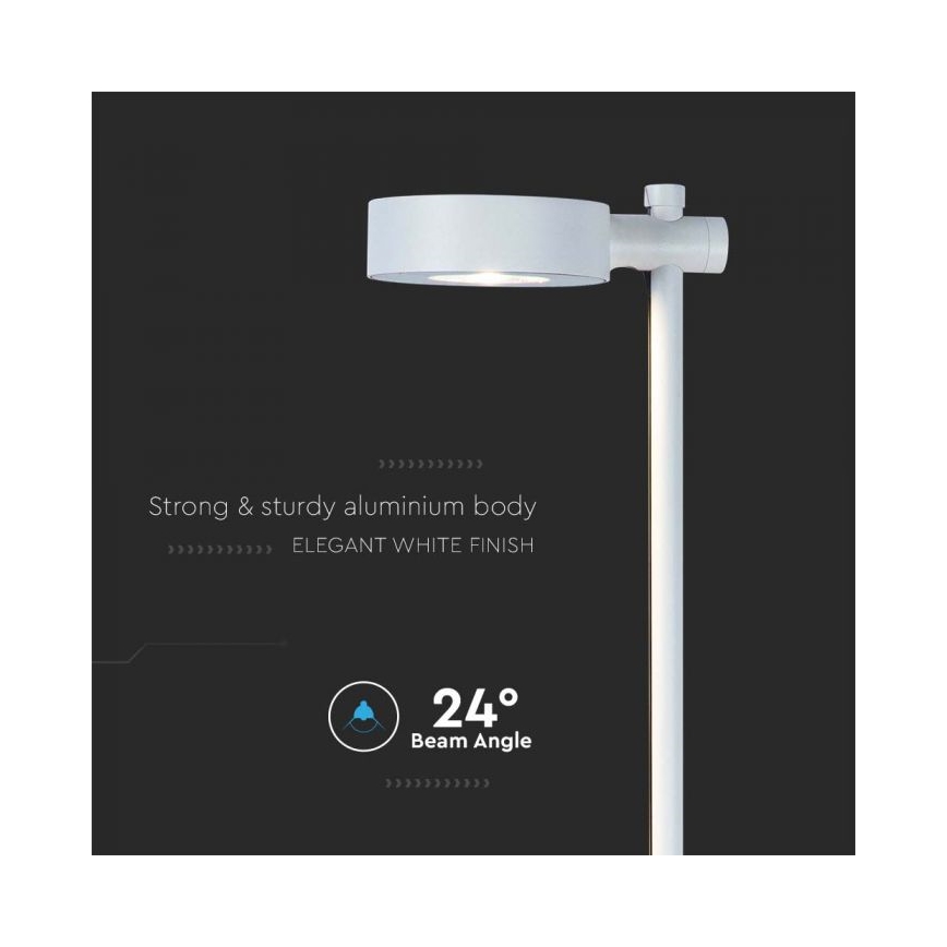 LED āra lampa LED/7W/230V 4000K IP65 balta 102 cm