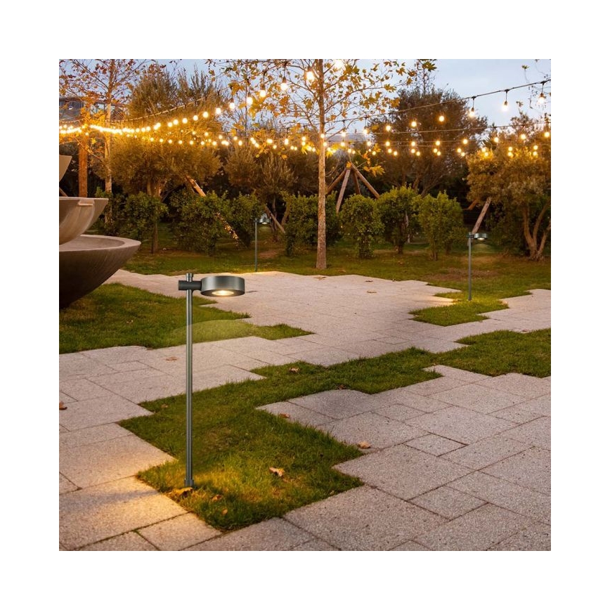 LED āra lampa LED/7W/230V 4000K IP65 melna