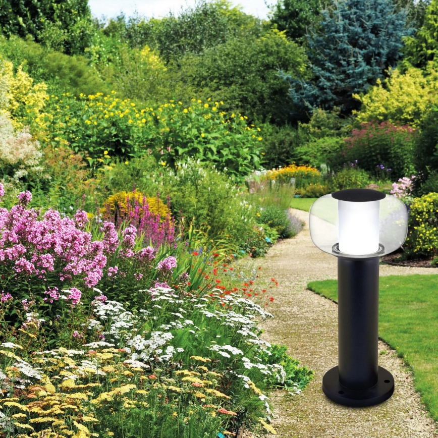 LED Āra lampa MALAGA LED/12W/230V 40 cm IP44 melna