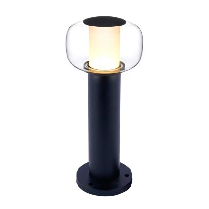 LED Āra lampa MALAGA LED/12W/230V 40 cm IP44 melna