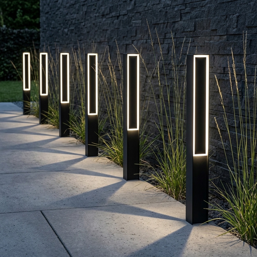 LED āra lampa MODO LED/23,4W/230V 4000K IP44 80 cm melna