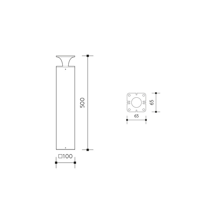 LED Āra lampa ORNELA LED/6W/230V 3000K IP54 brūna