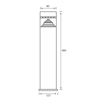 LED Āra lampa SALIX LED/6W/230V IP44