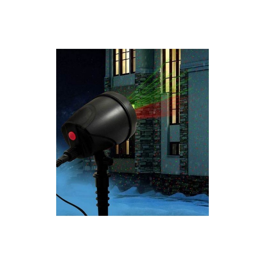 LED Āra lāzera projektors LED/5W/230V IP44