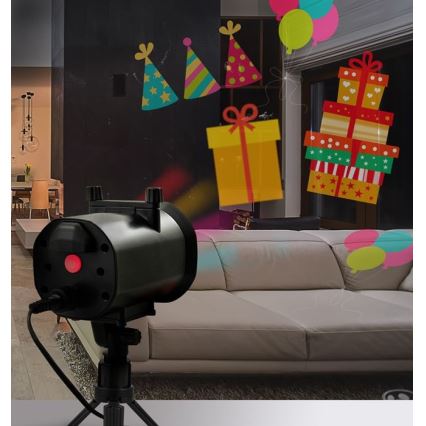 LED Āra lāzera projektors LED/5W/230V IP44