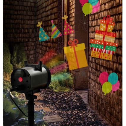 LED Āra lāzera projektors LED/5W/230V IP44