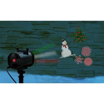 LED Āra lāzera projektors LED/5W/230V IP44