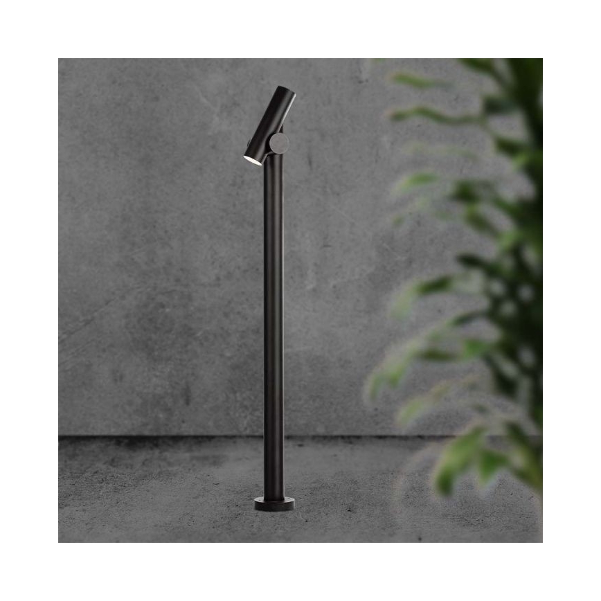 LED Āra locāma lampa LED/4W/230V 4000K IP44 100 cm melna