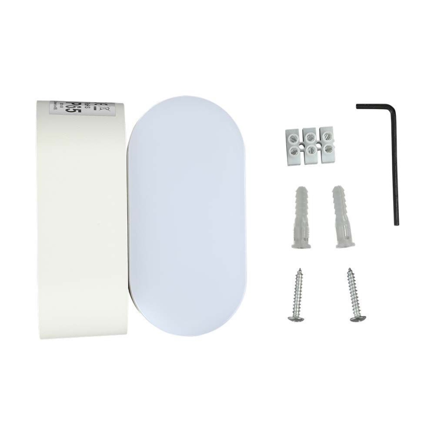 LED Āra pielāgojama sienas lampa LED/5W/230V 3000K IP65 balta