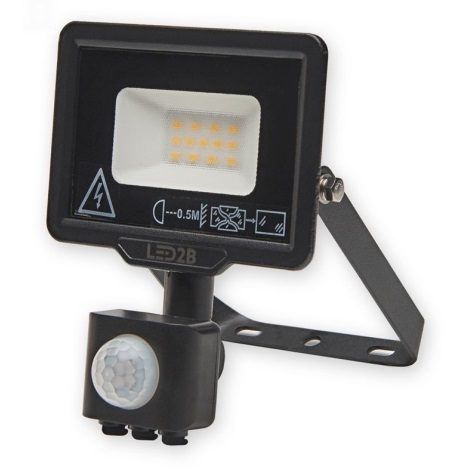 LED Āra prožektors ar sensoru LED/10W/230V 6500K IP44