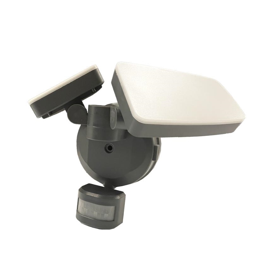 LED Āra prožektors ar sensoru LED/24W/230V 3000/4000/6000K IP54 antracīta