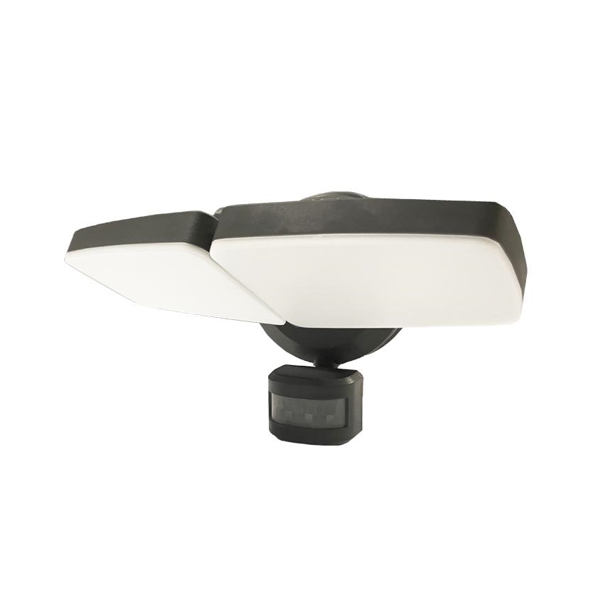 LED Āra prožektors ar sensoru LED/24W/230V 3000/4000/6000K IP54 antracīta