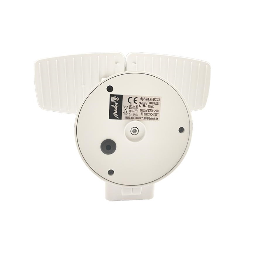 LED Āra prožektors ar sensoru LED/24W/230V 3000/4000/6000K IP54 balta