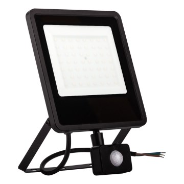 LED Āra prožektors ar sensoru LED/30W/230V 4000K IP65 melna