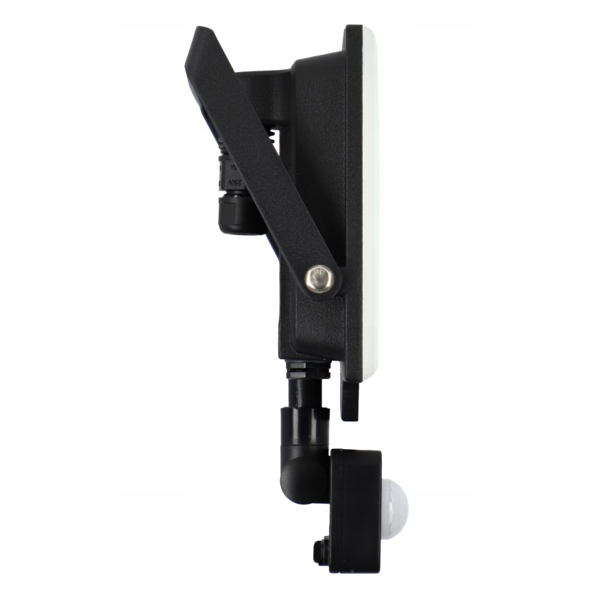 LED āra prožektors ar sensoru LED/50W/230V 4500K IP65 melns