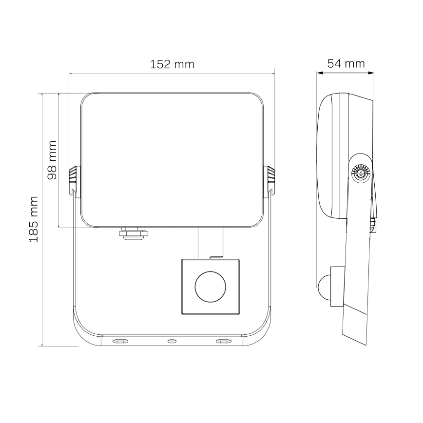 LED Āra prožektors ar sensoru MILKY LED/30W/230V 4000K IP65