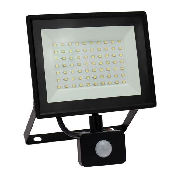 LED Āra prožektors ar sensoru NOCTIS LUX 3 LED/50W/230V 4000K IP44, melna