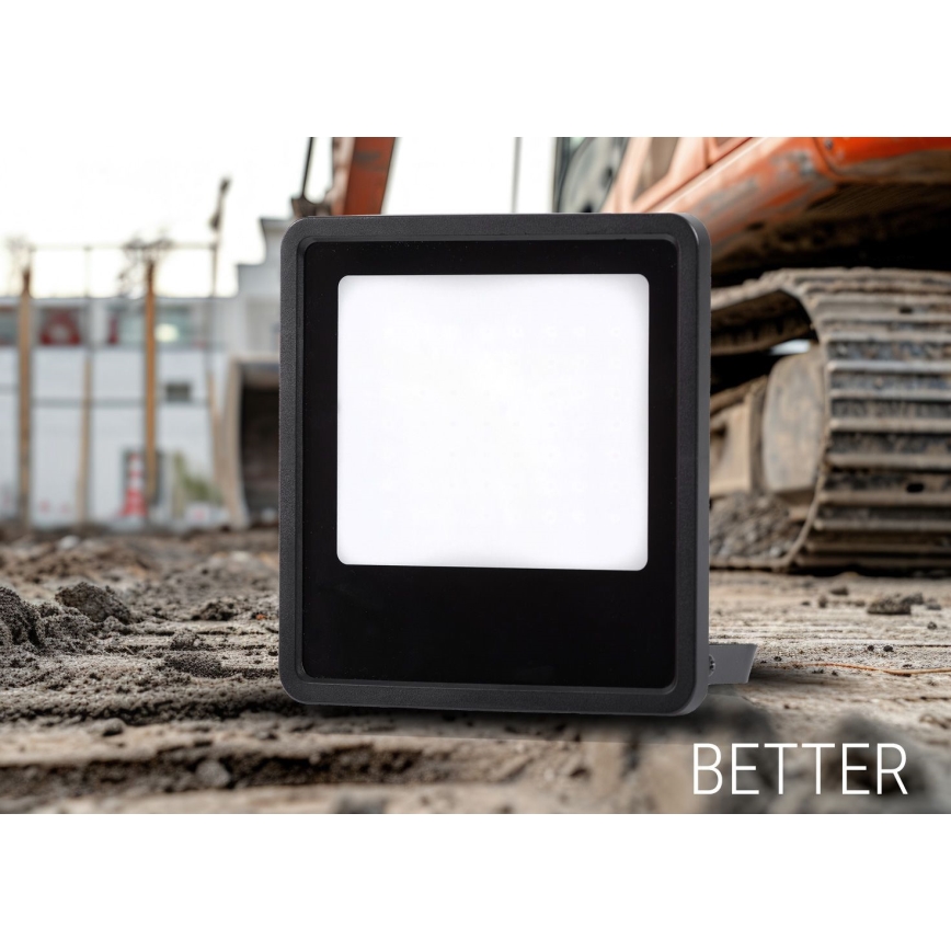 LED Āra prožektors LED/100W/230V 4000K IP65 melna