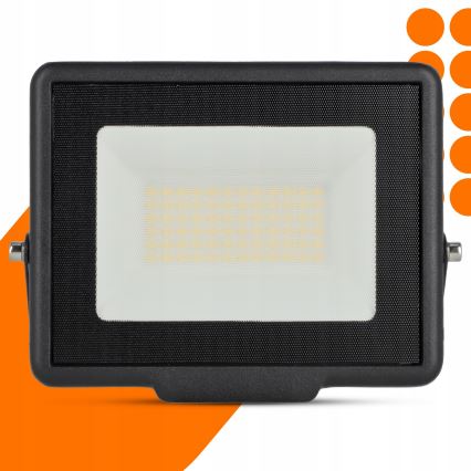 LED āra prožektors LED/50W/230V 4500K IP65 melns