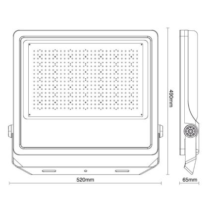 LED Āra prožektors PROFI PLUS LED/400W/230V 5000K IP66