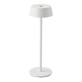 LED Āra regulējama pieskāriena uzlādes galda lampa LED/2W/5V 4400 mAh IP54 balta